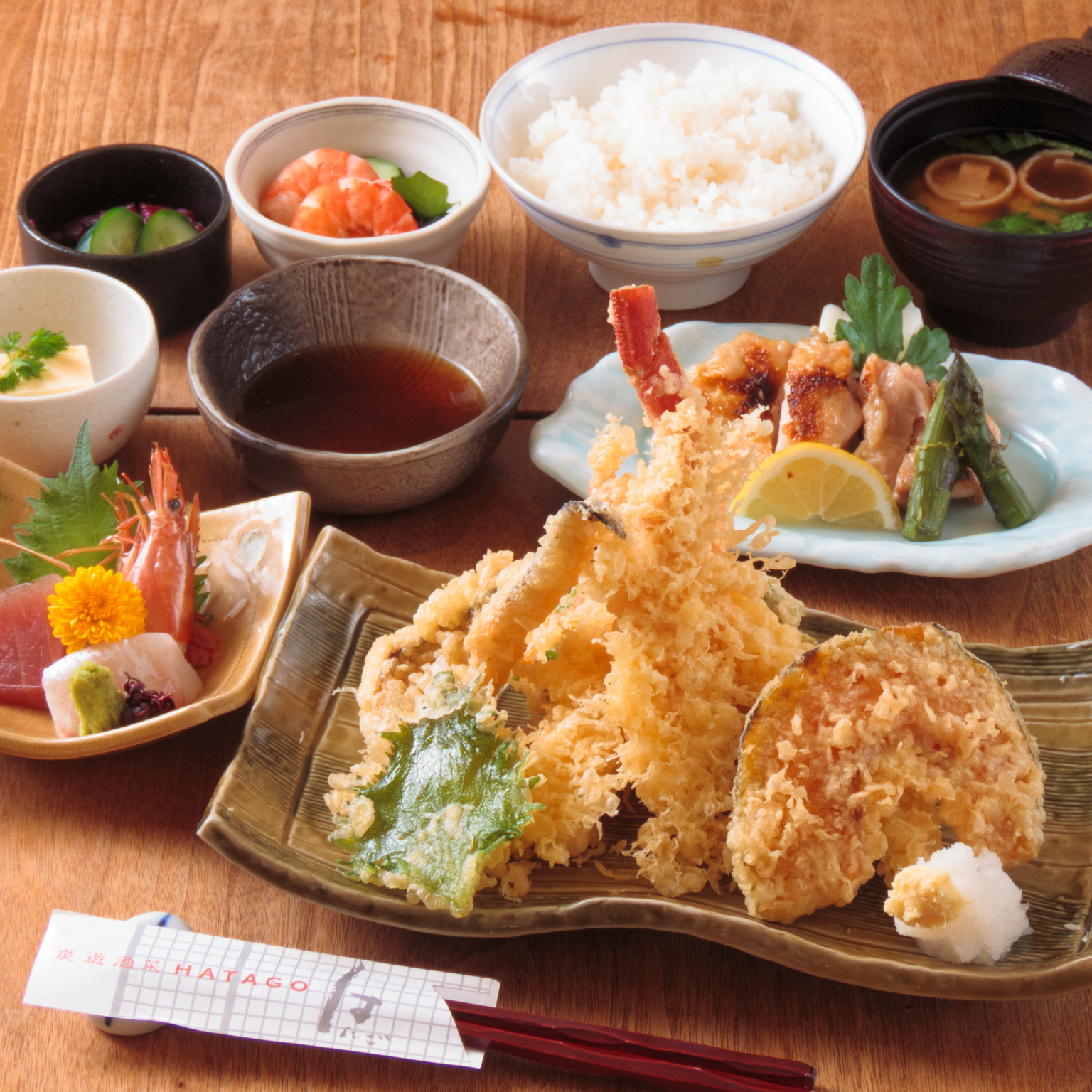 Tempura Dinner set ￥5000（tax included）